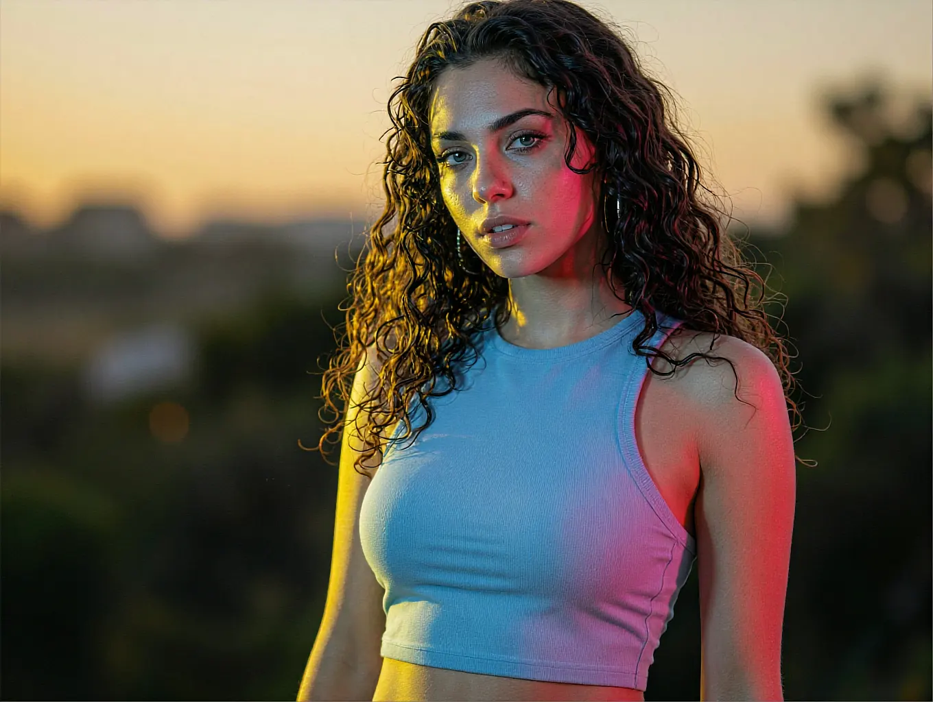 A porn girlfriend holding her role through an uncensored roleplay scene